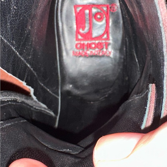 Jo Ghost distressed velvet lace up boots - Picture 8 of 8